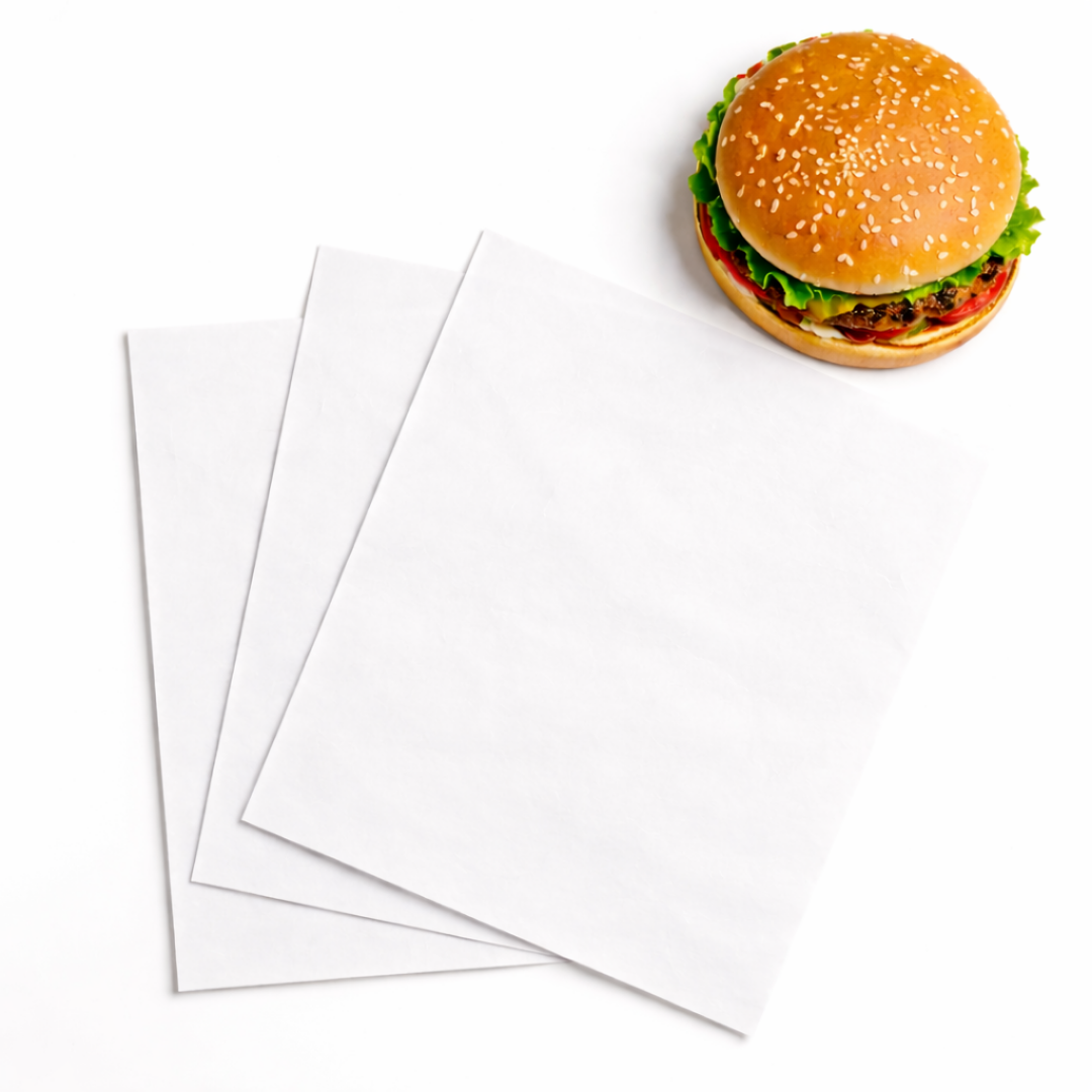 Papel Antigrasa Blanco | 33×44 | Duofresh | Ideal Hamburguesas