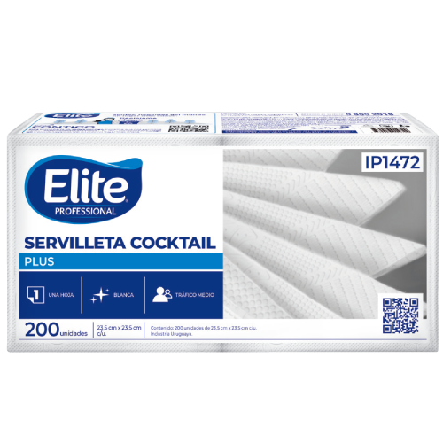 Servilleta Cocktail Elite | Paquete x200 | IP1472