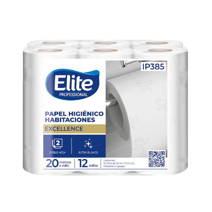 Papel Higiénico Elite | Paquete x12 | 20mts | IP385