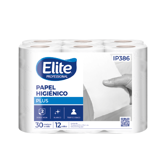 Papel Higiénico Elite | Paquete x12 | 30mts | IP386
