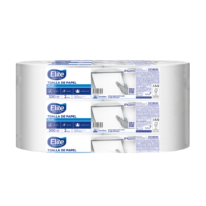 Toalla De Papel Elite | Paquete x2 | 300mts | IP6203