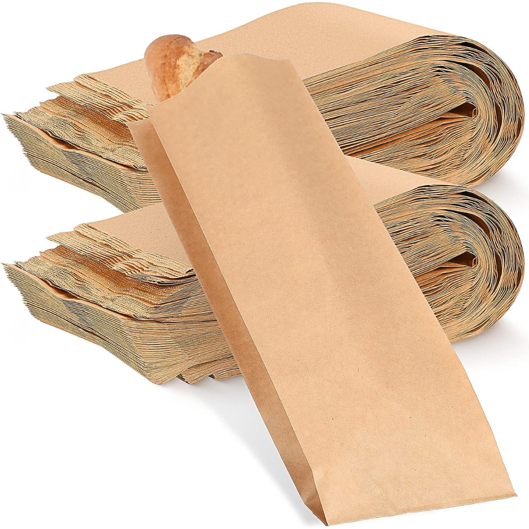 Bolsa Pan Papel Kraft Lisas | 5 Tamaños Disponibles