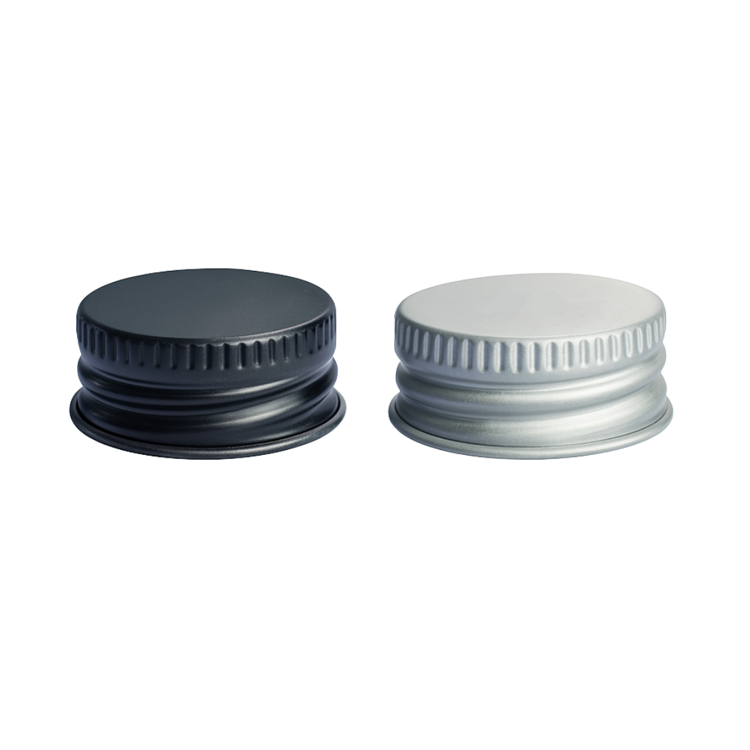 Tapa Ciega Metálica | R24 - R28 | Negro o Plateado