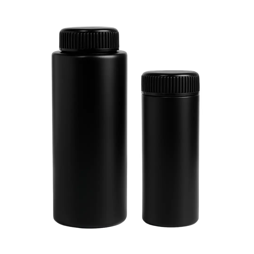 Talquera PAD Negra | Tapa A Rosca | 60ml - 150ml