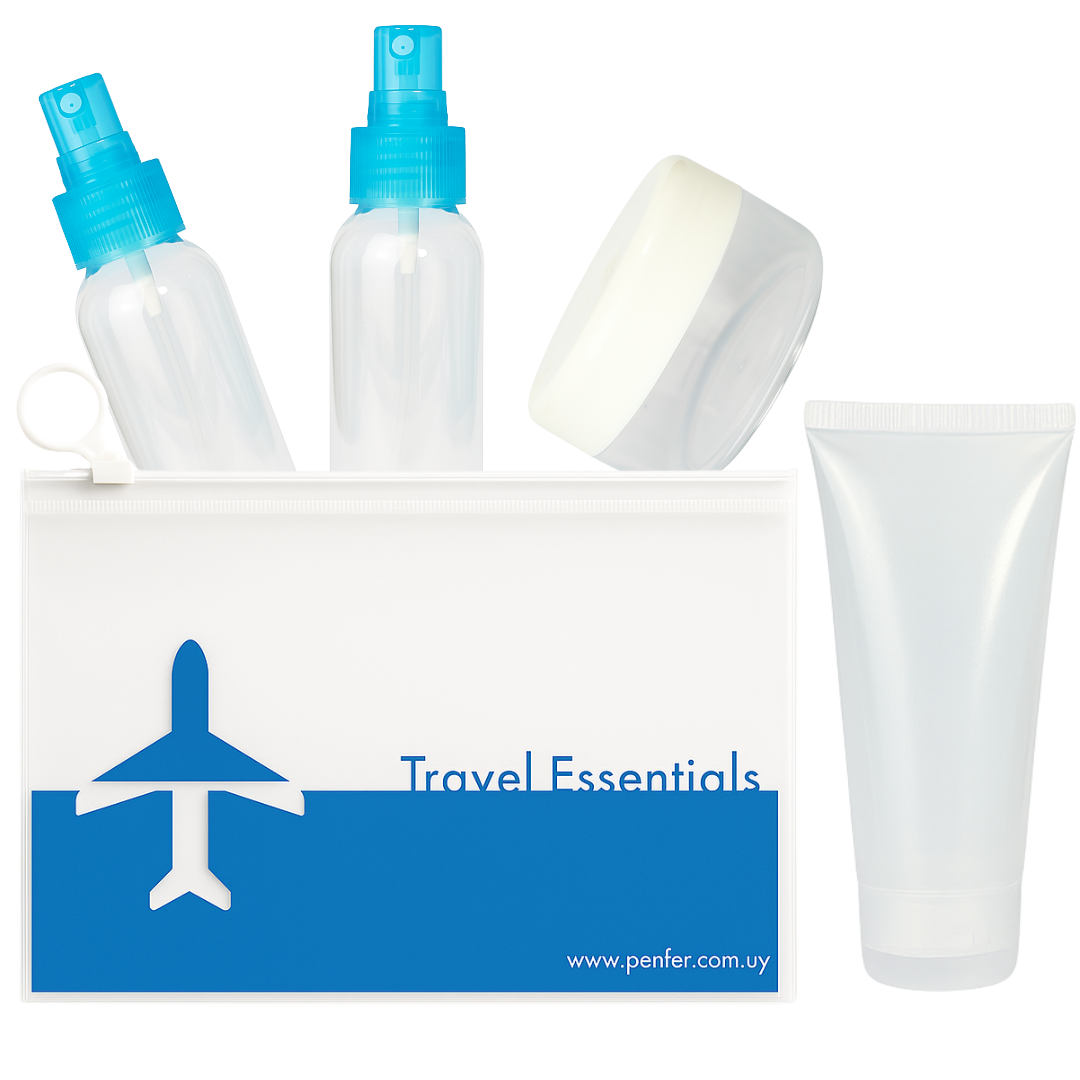 Kit de Viaje Portátil 2 | Apto para Avión | Equipaje de Mano