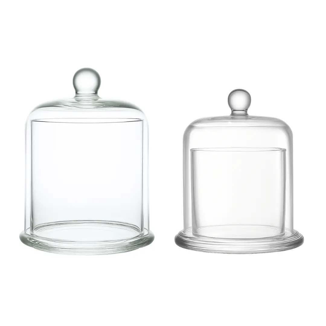 Frasco Vidrio Cúpula Campana | 120ml - 210ml | Ideal Velas, Caramelos