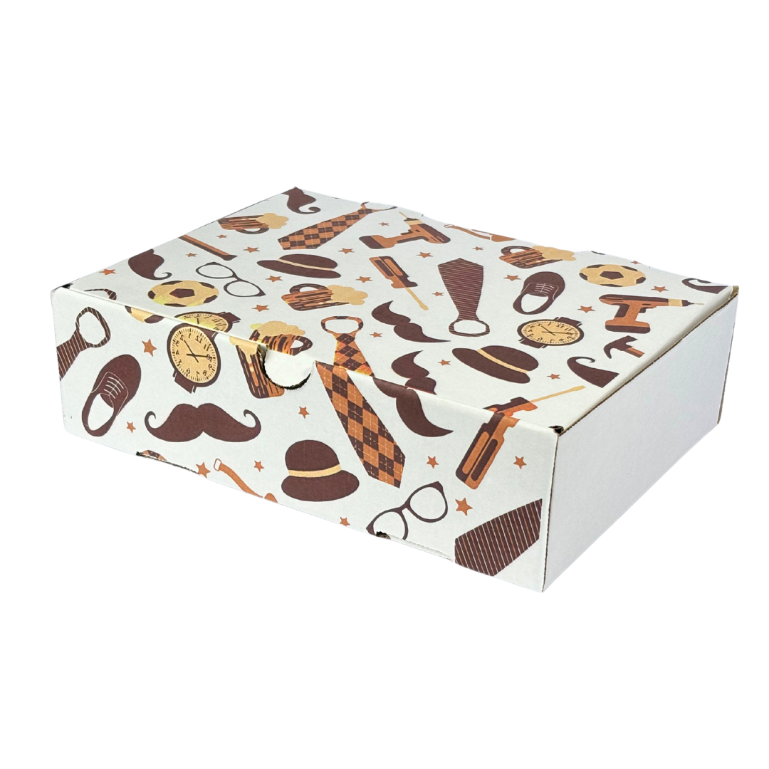 Caja Regalo Rectangular Día Del Padre | 24x18.3x7
