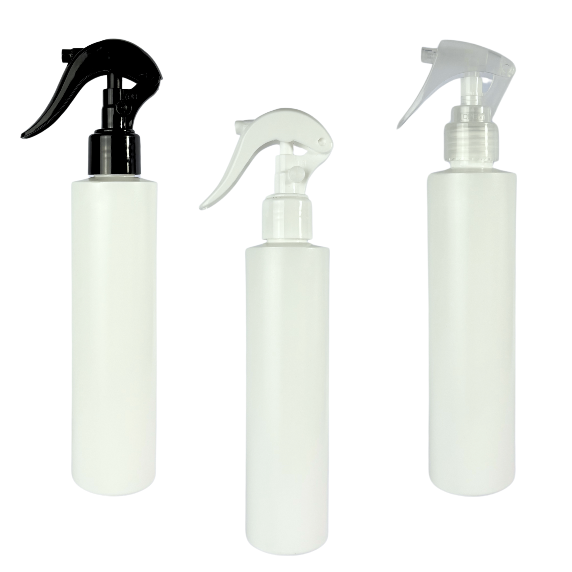Tubo Cosmético Cilíndrico PAD | 200ml | Blanco | Minigatillo