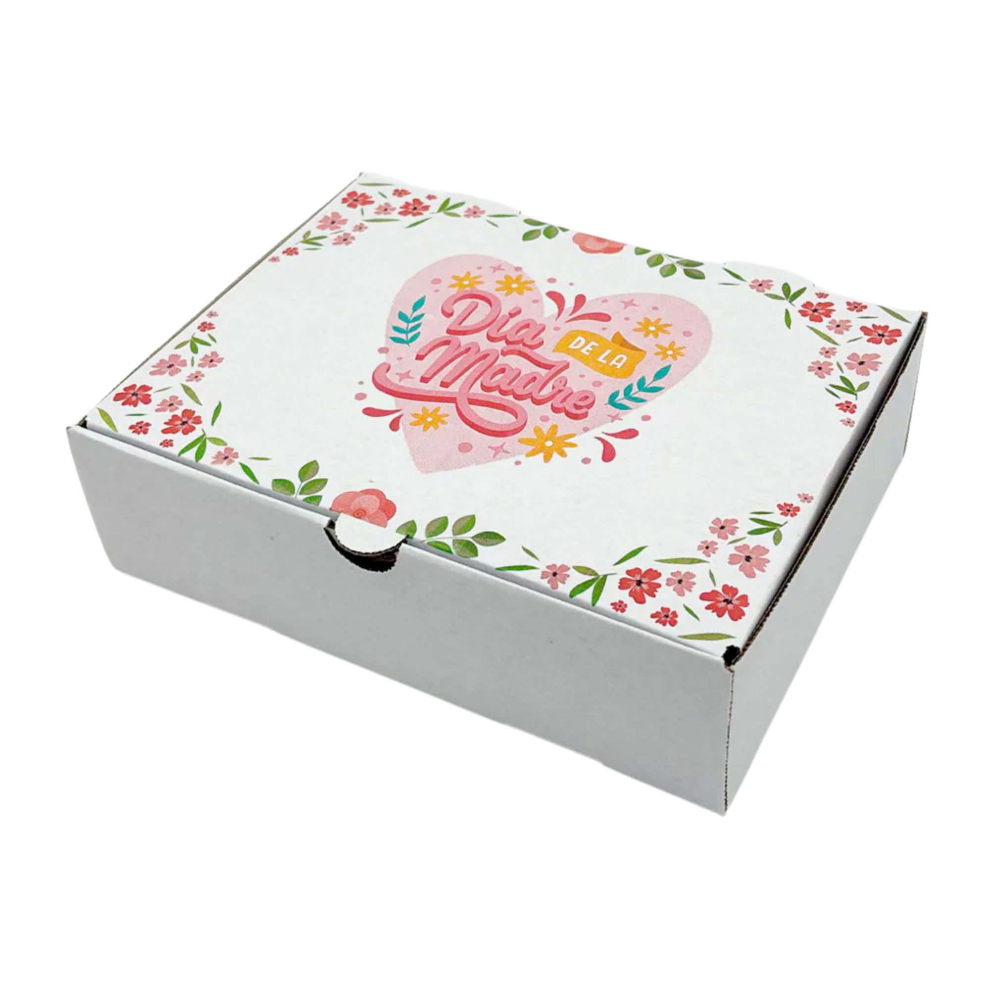 Caja Microcorrugada | Estilo Blanco Rectangular 2 | 24x18x6.5cm