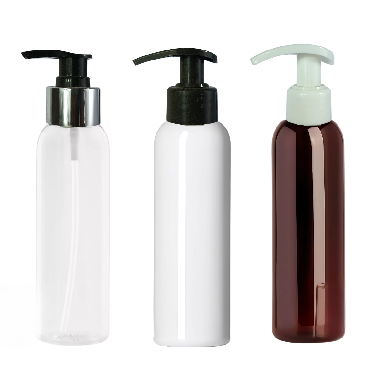 Frasco PET con Cremera | Varios colores | Varias Medidas