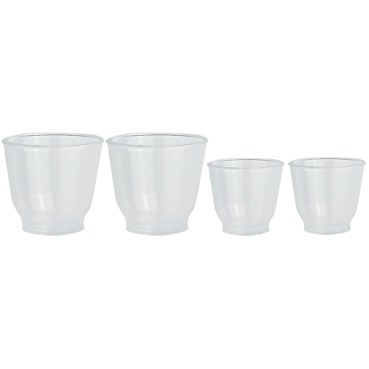 Vasito Casaca Acrílico | 70ml-140ml | Ideal Muestras, Degustaciones, Postres