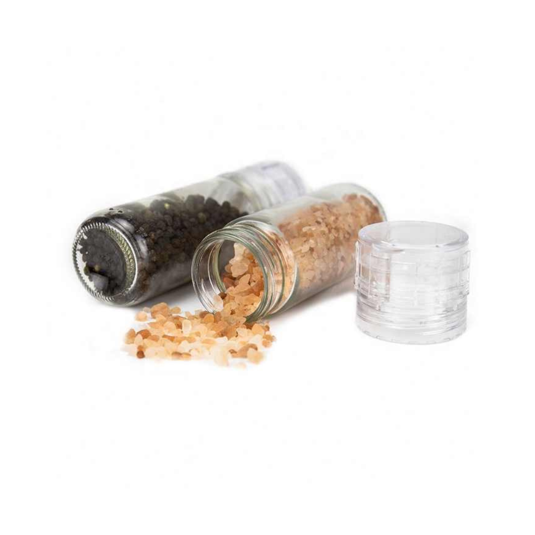 Molinillo PET 100grs Tapa Negra o Natural