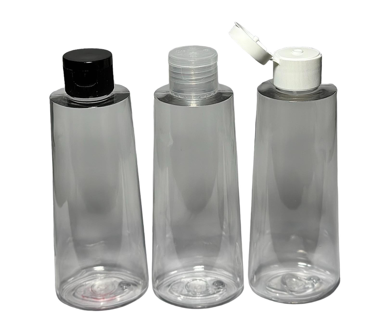 Envase Incoloro con Tapa Flip Top 200ml