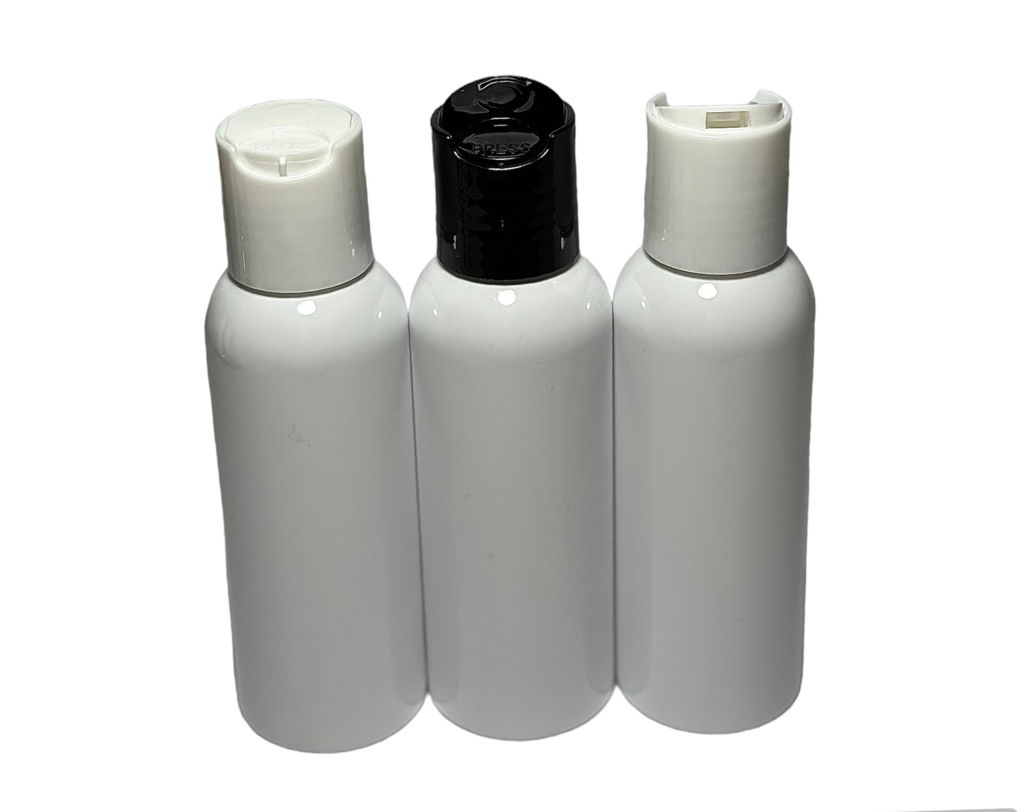 Frasco Pet blanco Disc Top R24 100ml