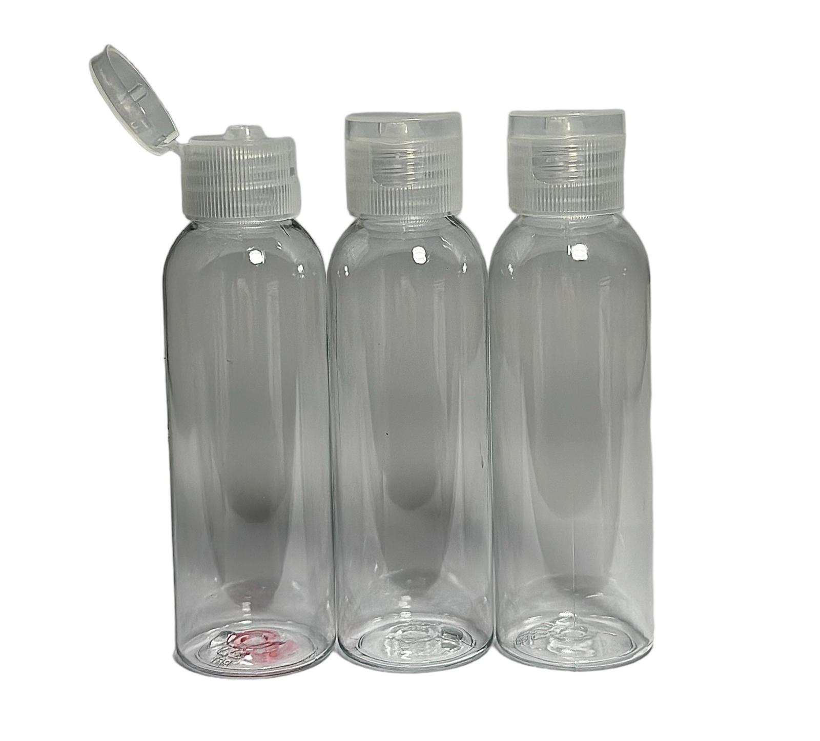 Envase Incoloro Con Tapa Flip Top 60ml