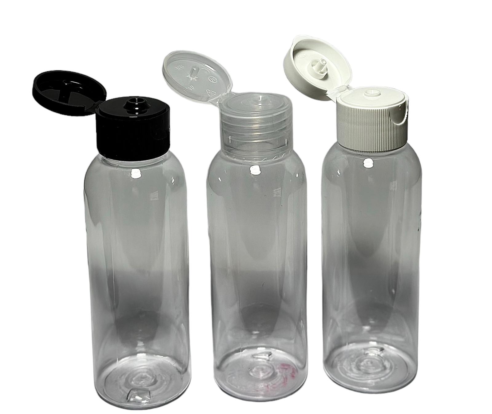 Envase Incoloro Con Tapa Flip Top 100ml
