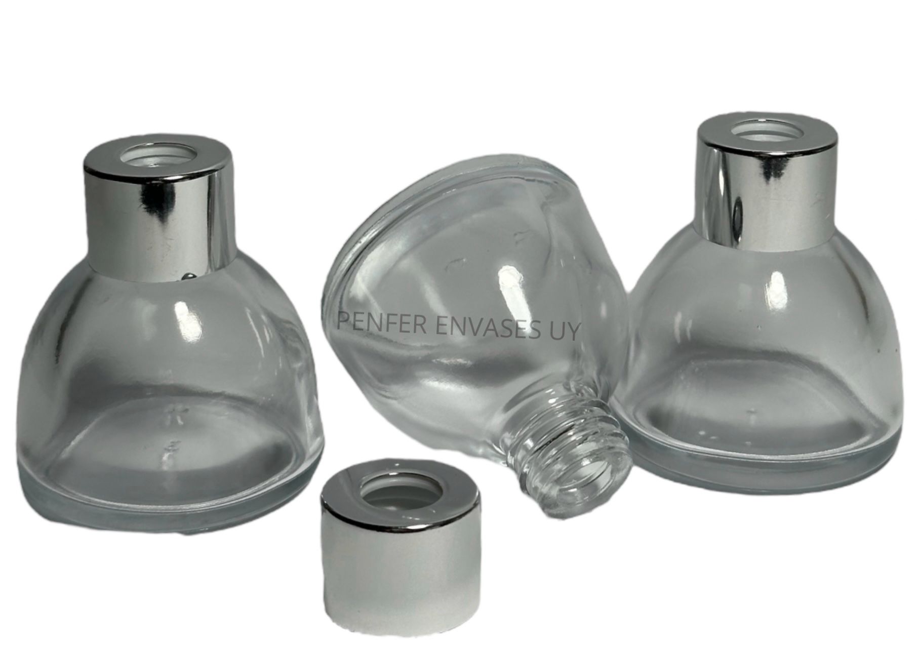 Aromatizante Oval Tapa Plata 30ml