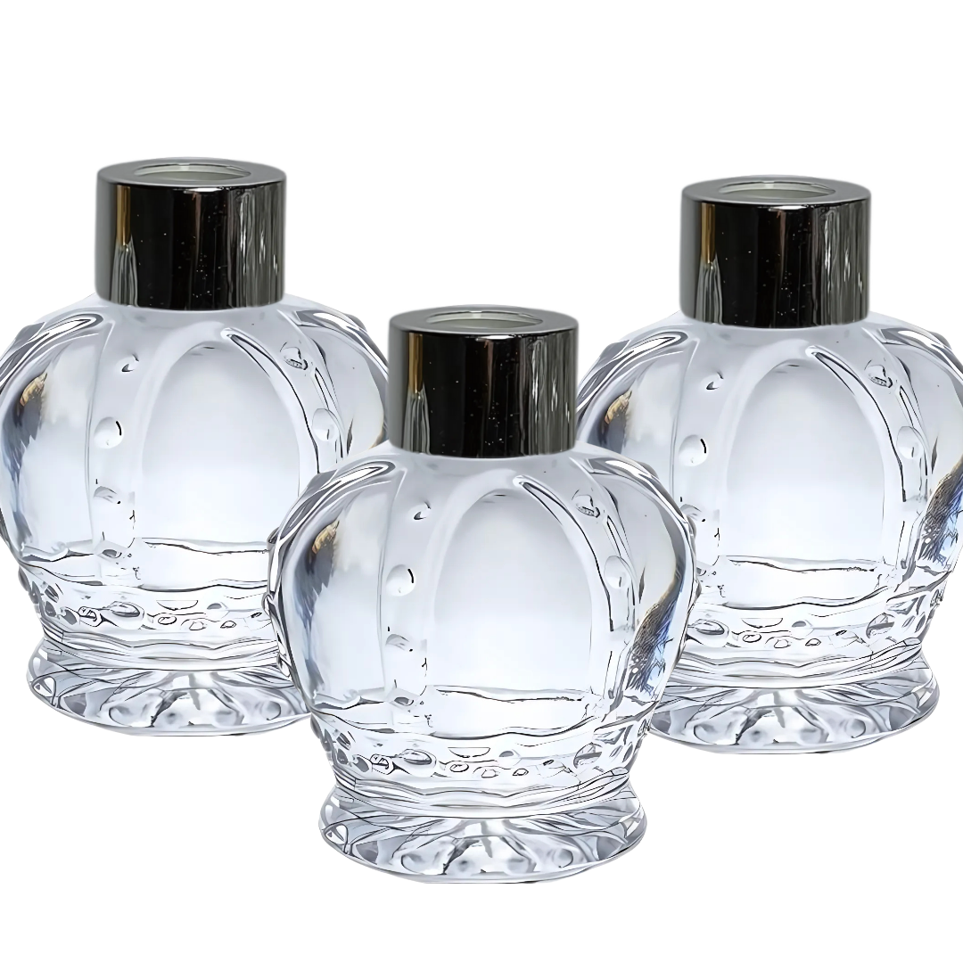 Frasco Vidrio Con Tapa Perforada | 100ml | Difusor | Corona