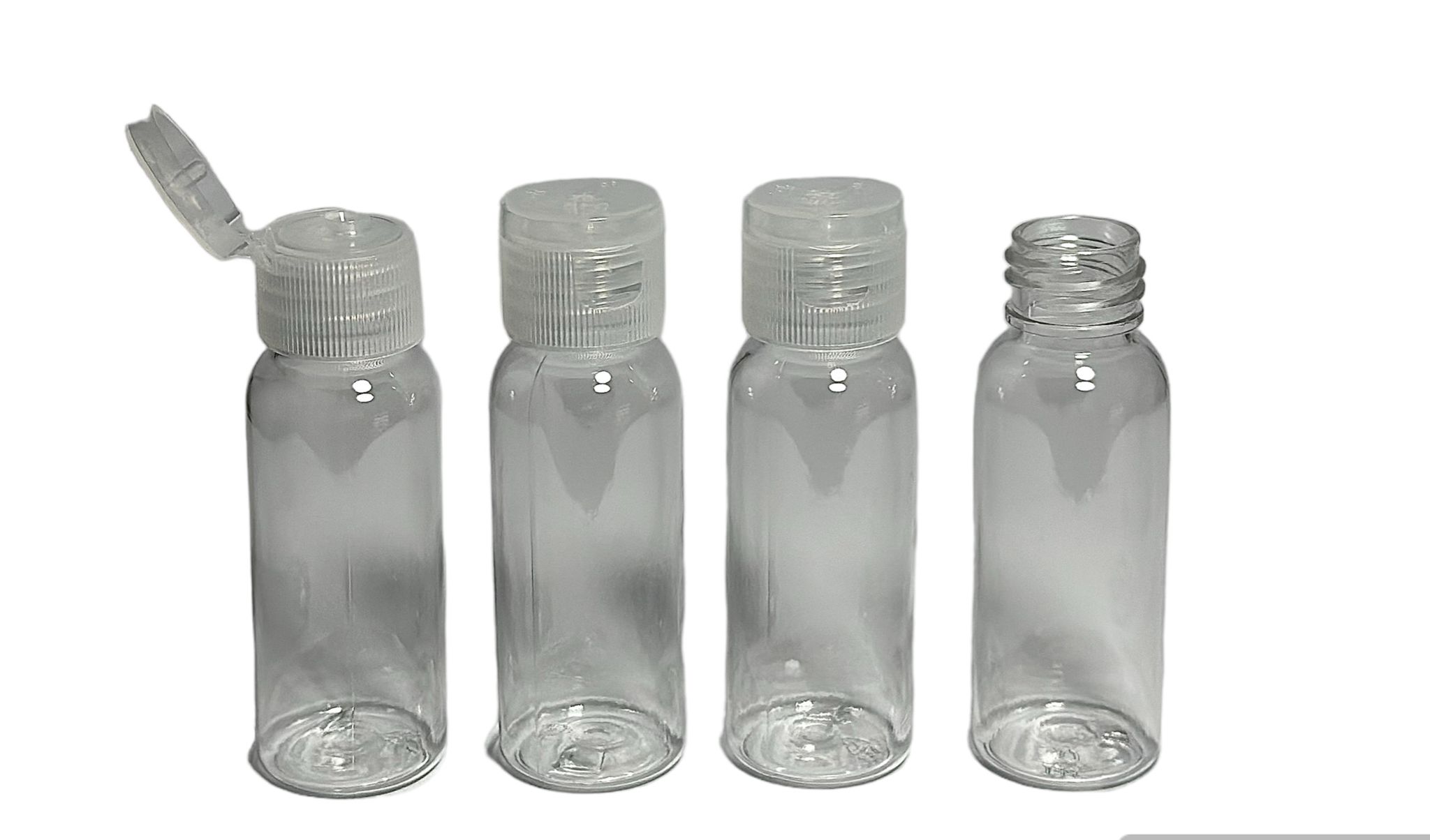 Envase Incoloro con Tapa Flip Top 30ml