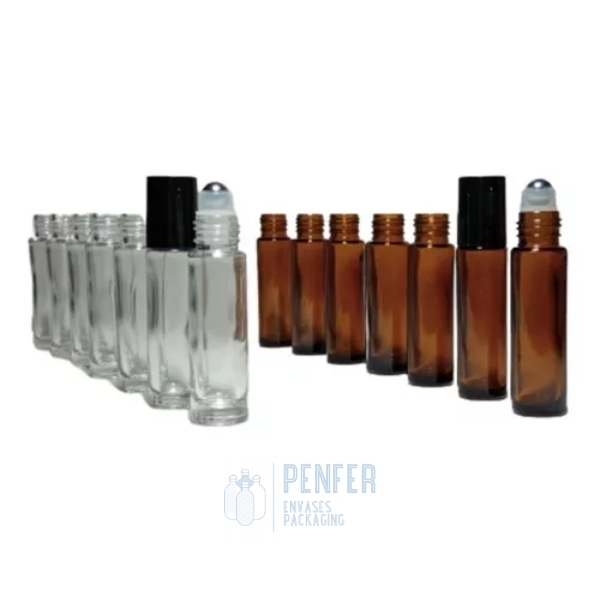 Frasco Roll-on Vidrio 10ml