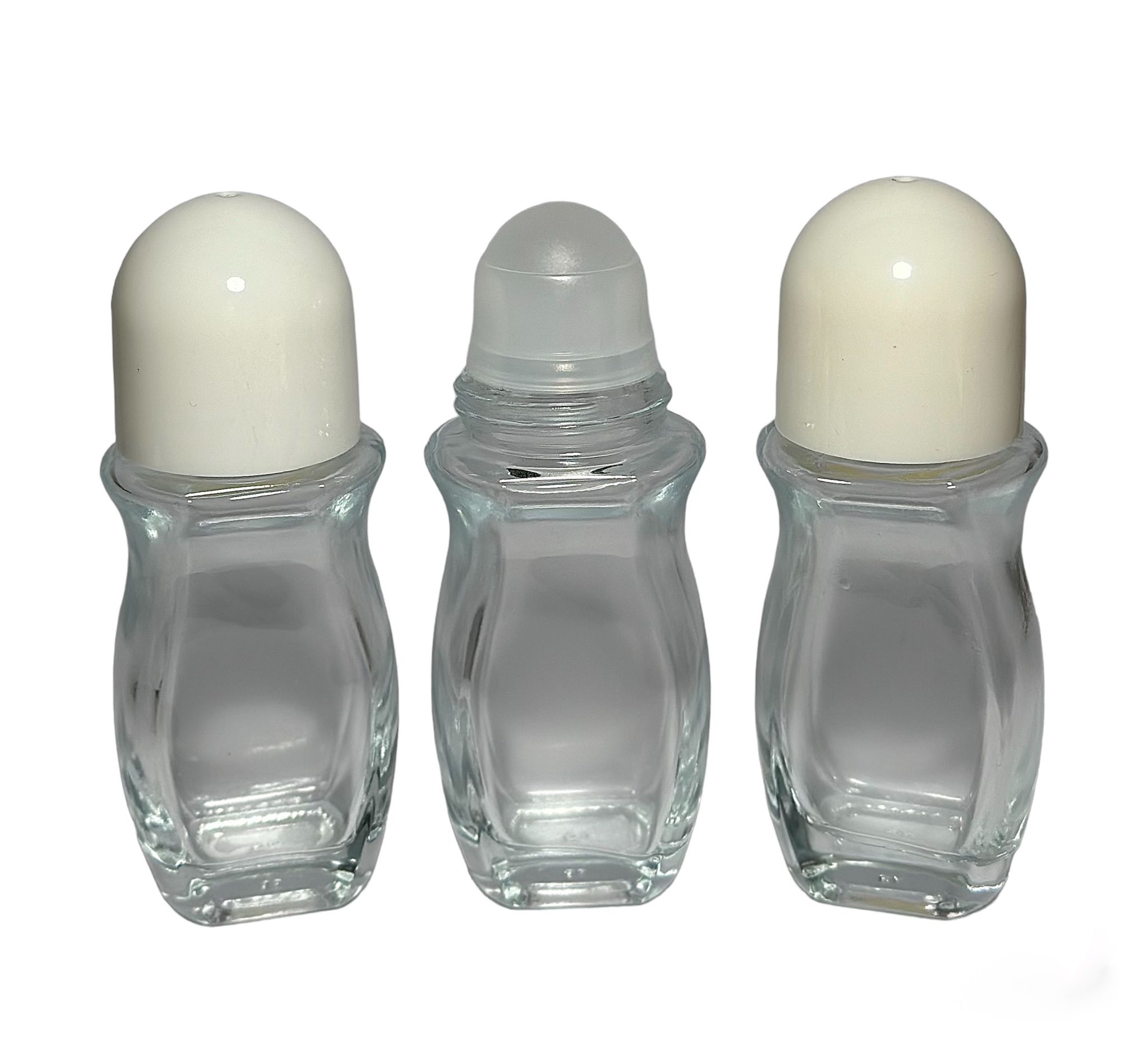 Desodorante Roll-on 50ml Vidrio Tapa Blanca