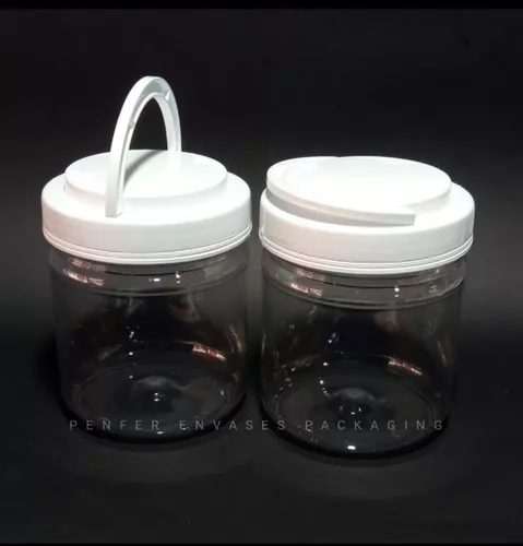 Pote Multiuso 1000ml Tapa Blanca Precintada Con Asa (G1410)