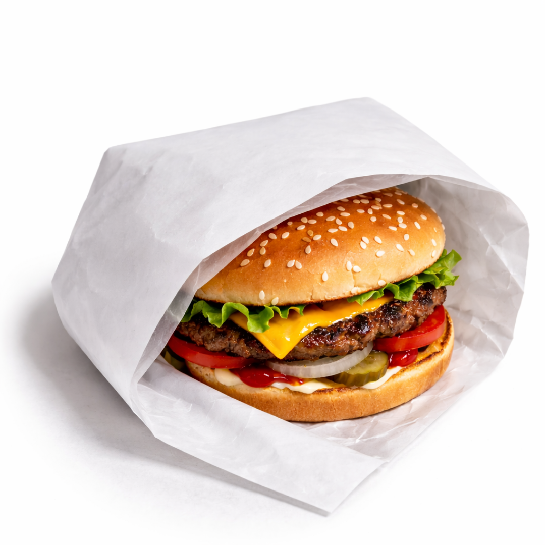 Papel Antigrasa Blanco | 33×44 | Duofresh | Ideal Hamburguesas — vista 2