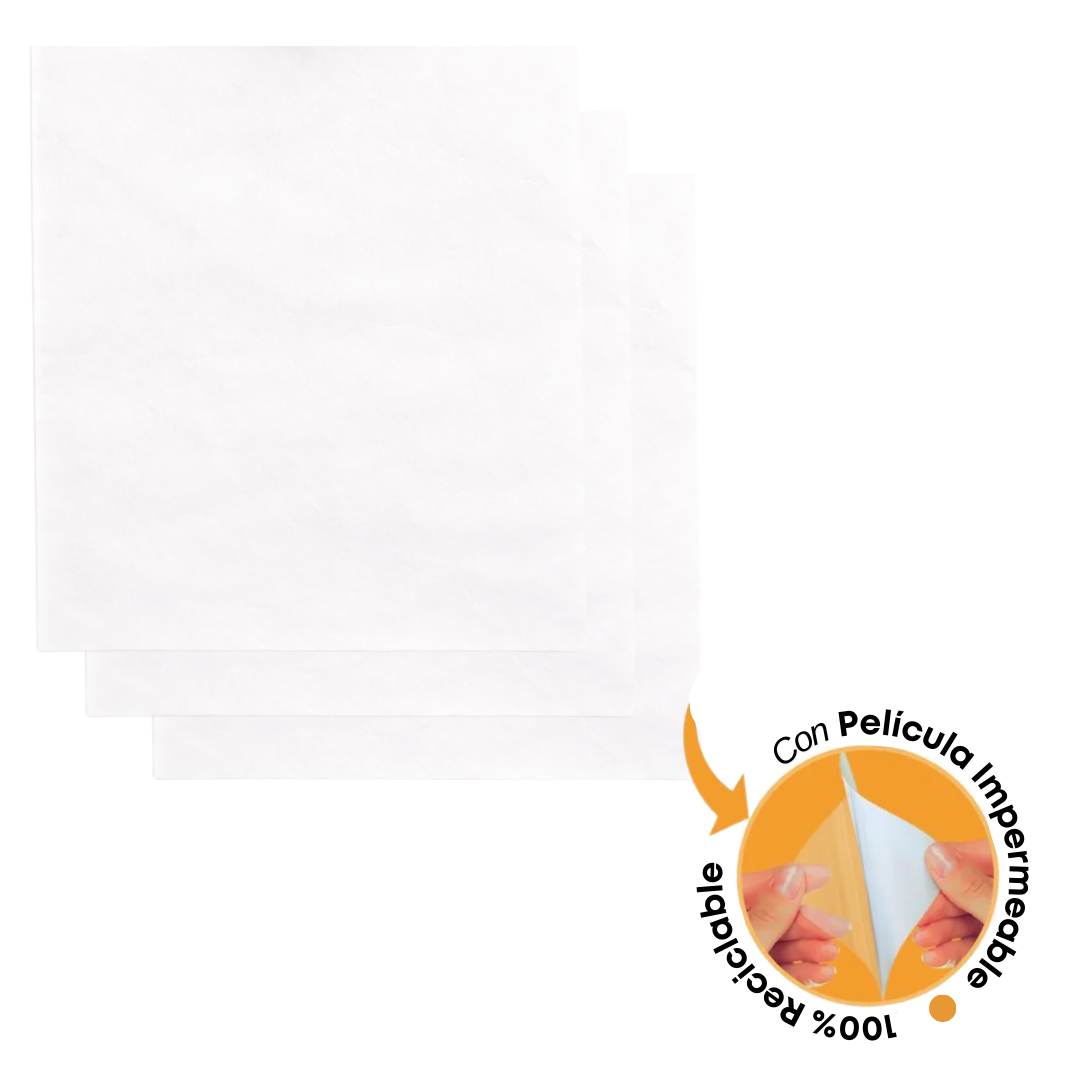 Papel Antigrasa Blanco | 33×44 | Duofresh | Ideal Hamburguesas — vista 3
