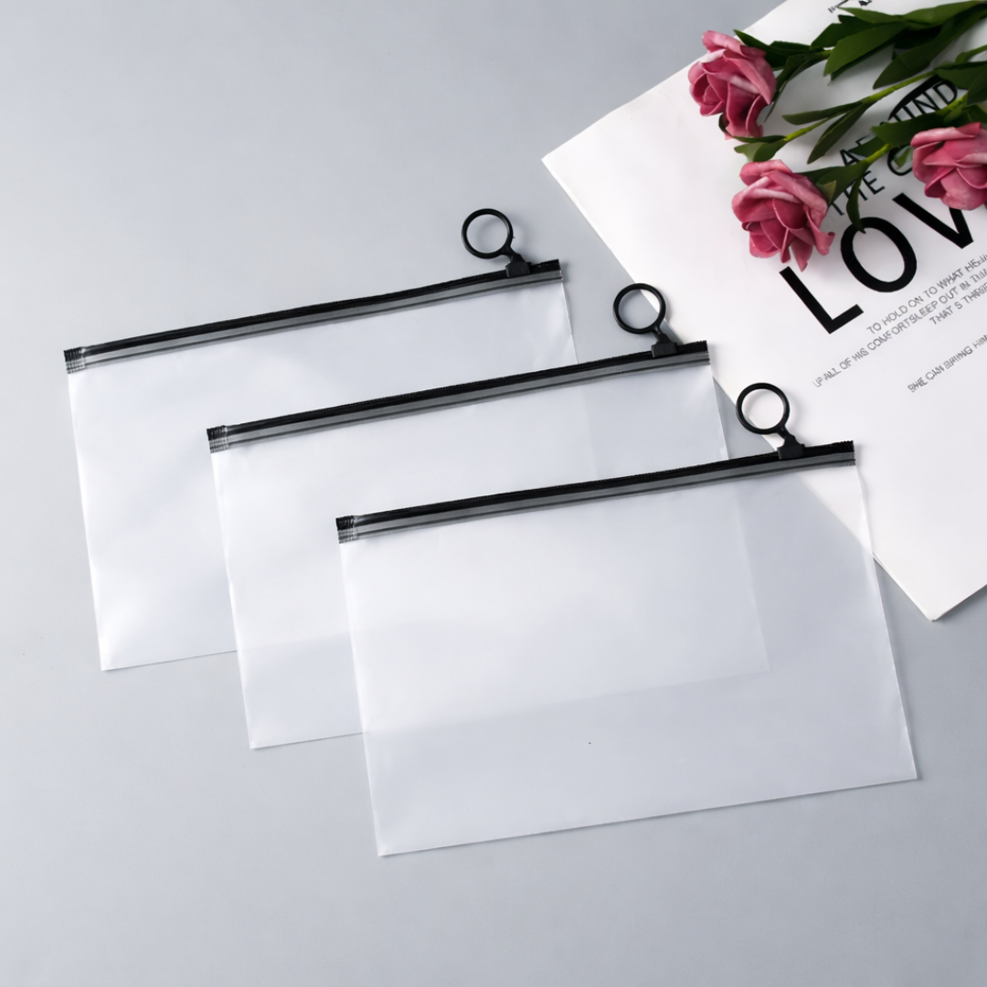 Bolsas Esmeriladas Con Anillo y Ziploc Negro | 2 Tamaños Disponibles — vista 3