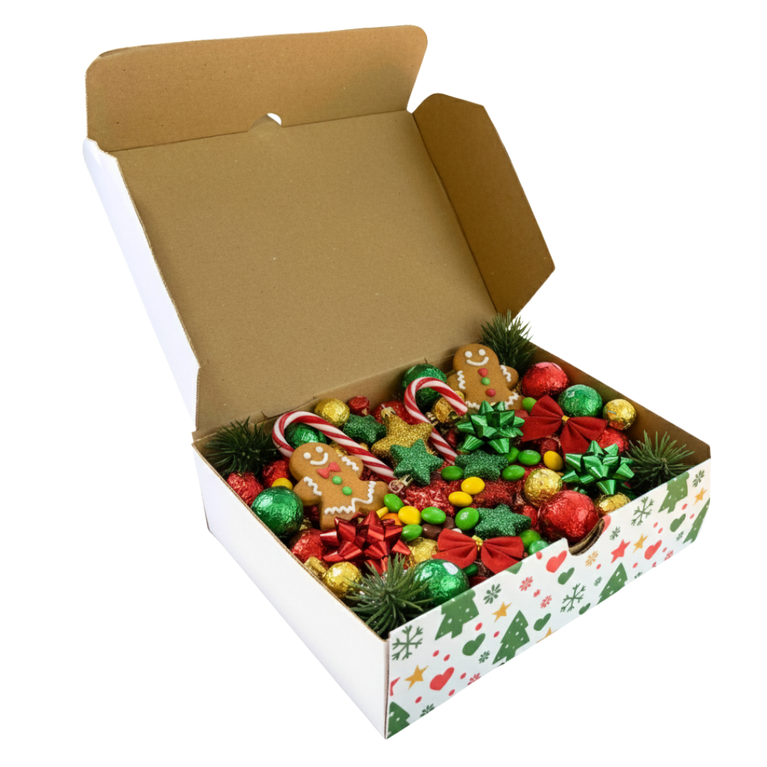 Caja Regalo Rectangular Feliz Navidad | 24x18x6.5 | Diseño #1 — vista 2