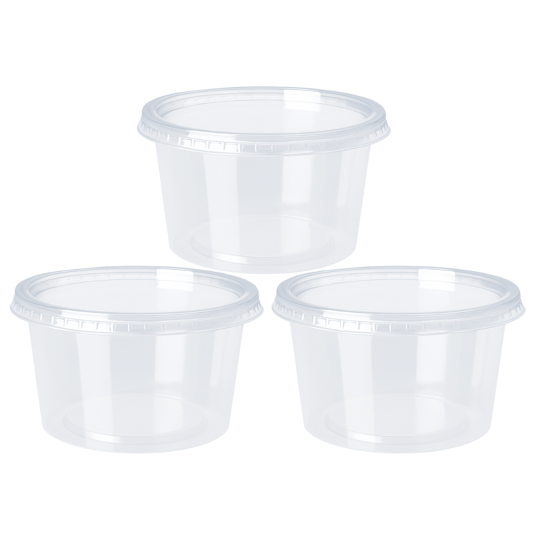 Pote Plástico PP 250ml | Ideal Alimentos | Libre BPA | x25 Unidades — vista 2