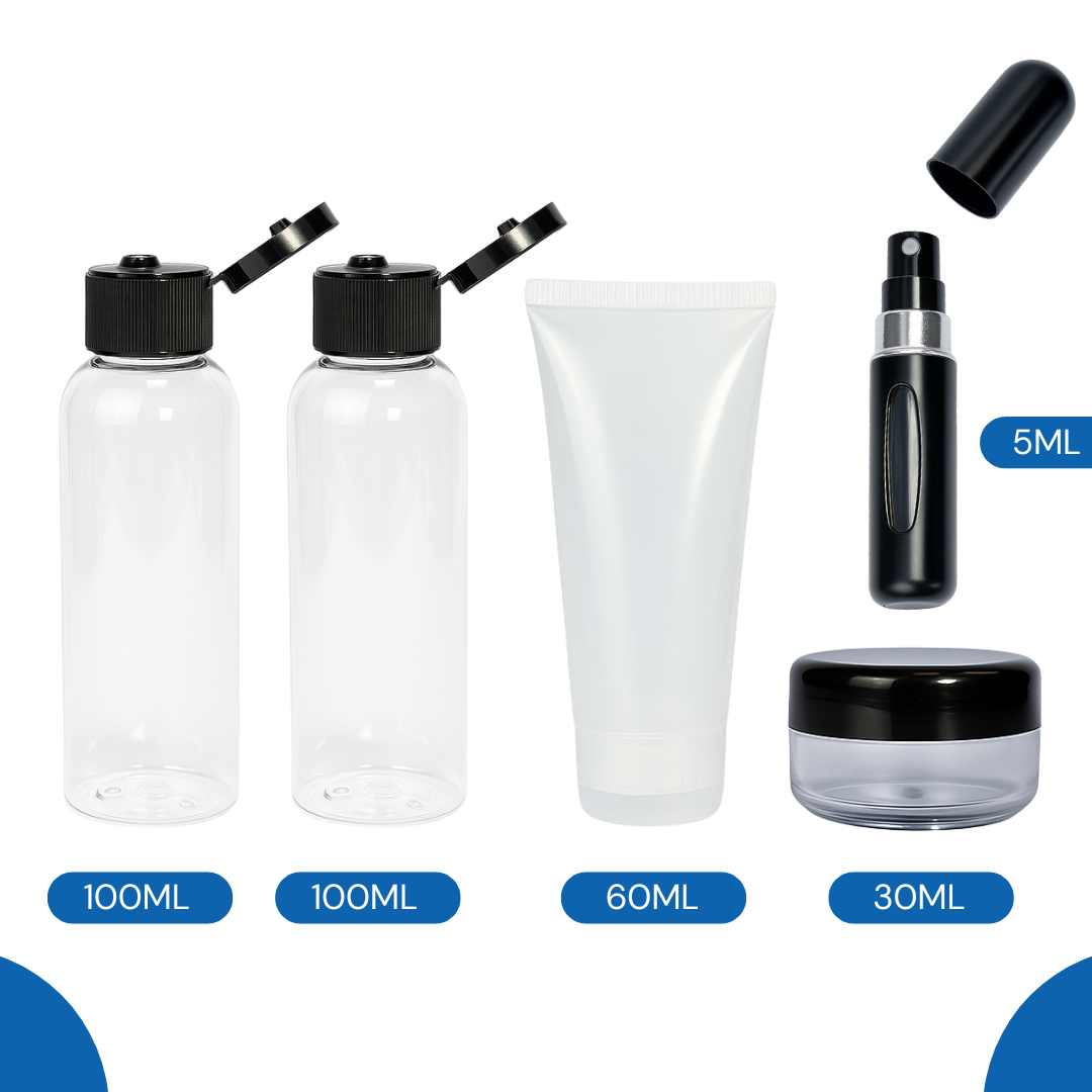 Kit de Viaje Portátil 3 | Apto Para Avión | Equipaje De Mano — vista 2