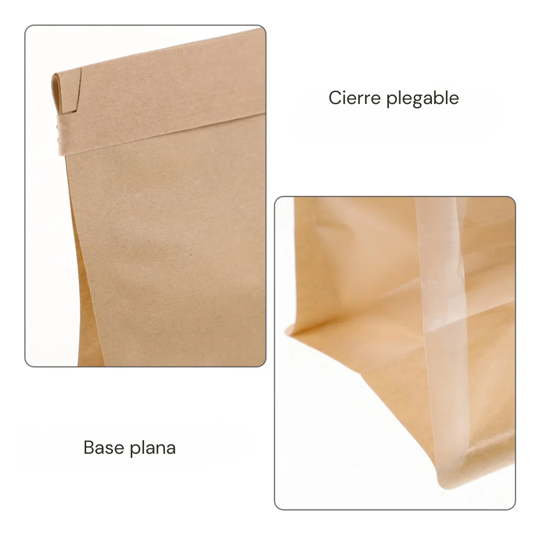 Bolsa Para Pan Con Visor Y Cierre Plegable Kraft | 28x13x9.8 — vista 3