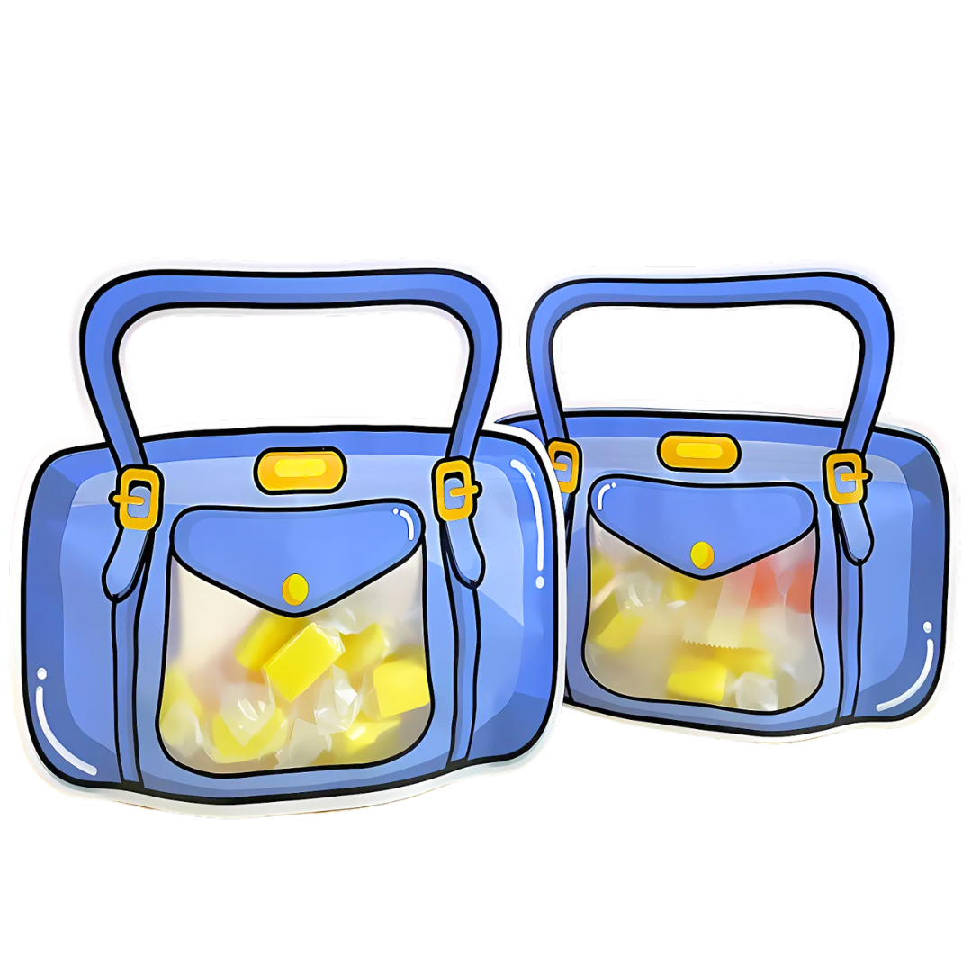 Bolsa Ziploc Infantil | Diseño Bolso | Ideal Sorpresita, Golosinas — vista 3