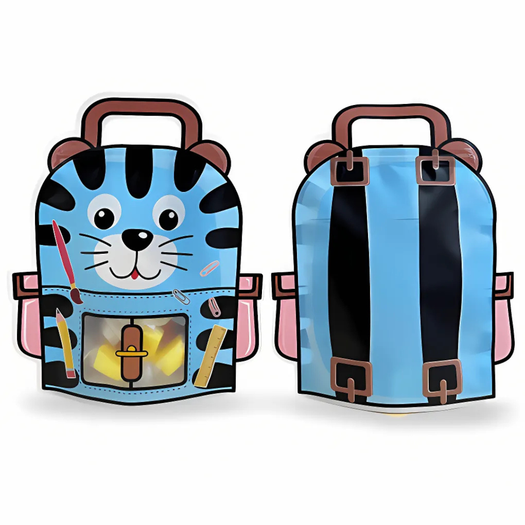 Bolsa Ziploc Infantil | Diseño Mochila | Ideal Sorpresitas, Golosinas — vista 4