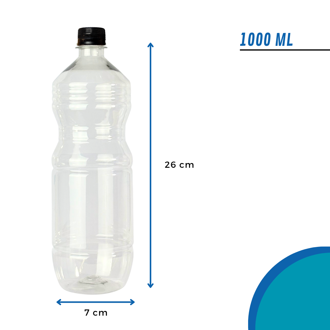 Botella PET Limpiador Líquido Multiusos | 1000ml | Con Tapa Precintada — vista 3