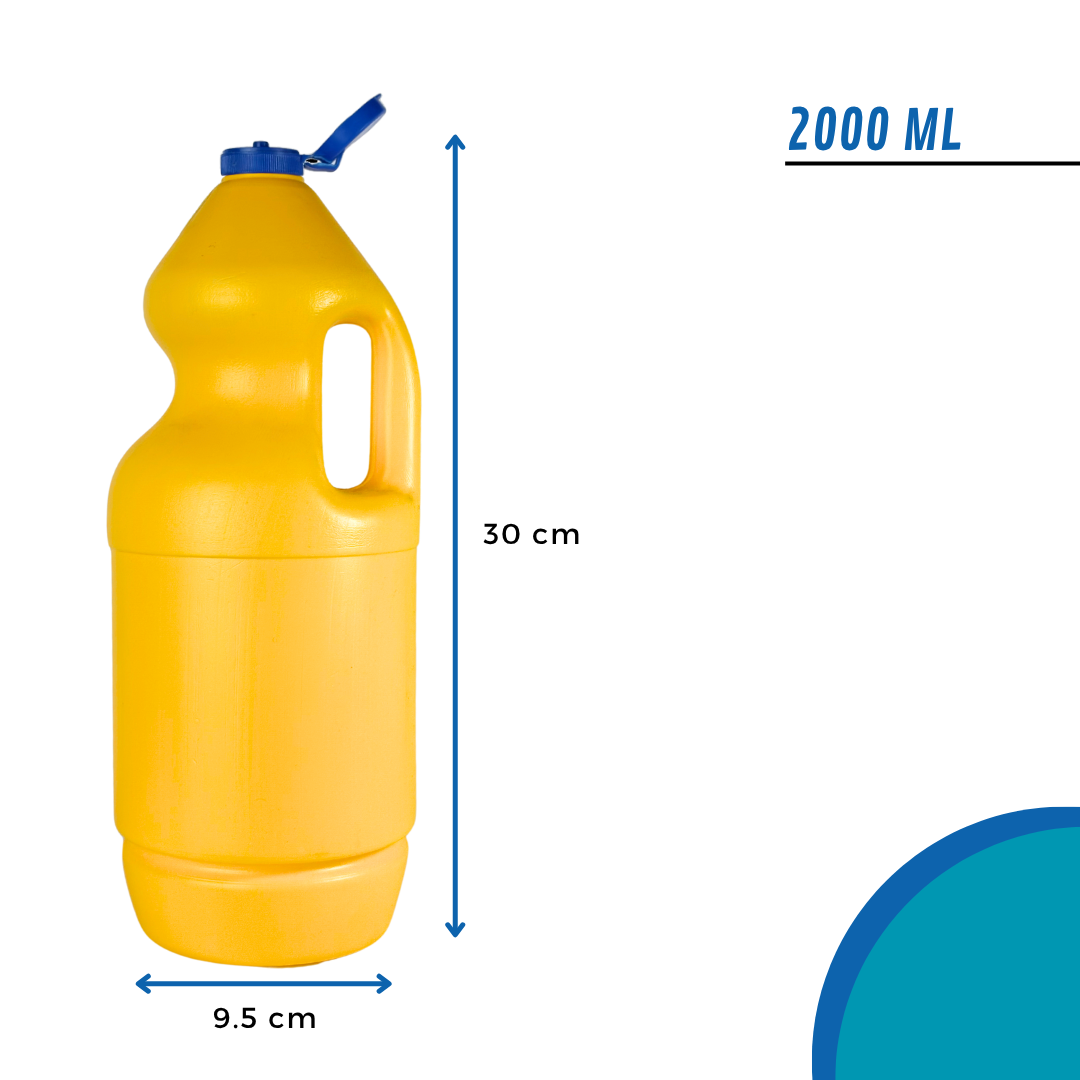 Botella Jane PAD | 2000ml | Con Tapa Flip Top — vista 3