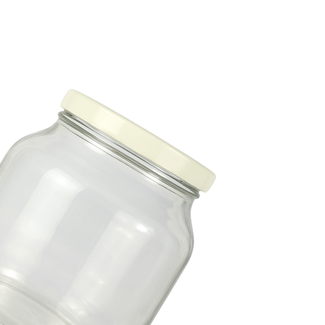 Bollón Vidrio Gigante | 1500ml | Tapa Blanca — vista 2