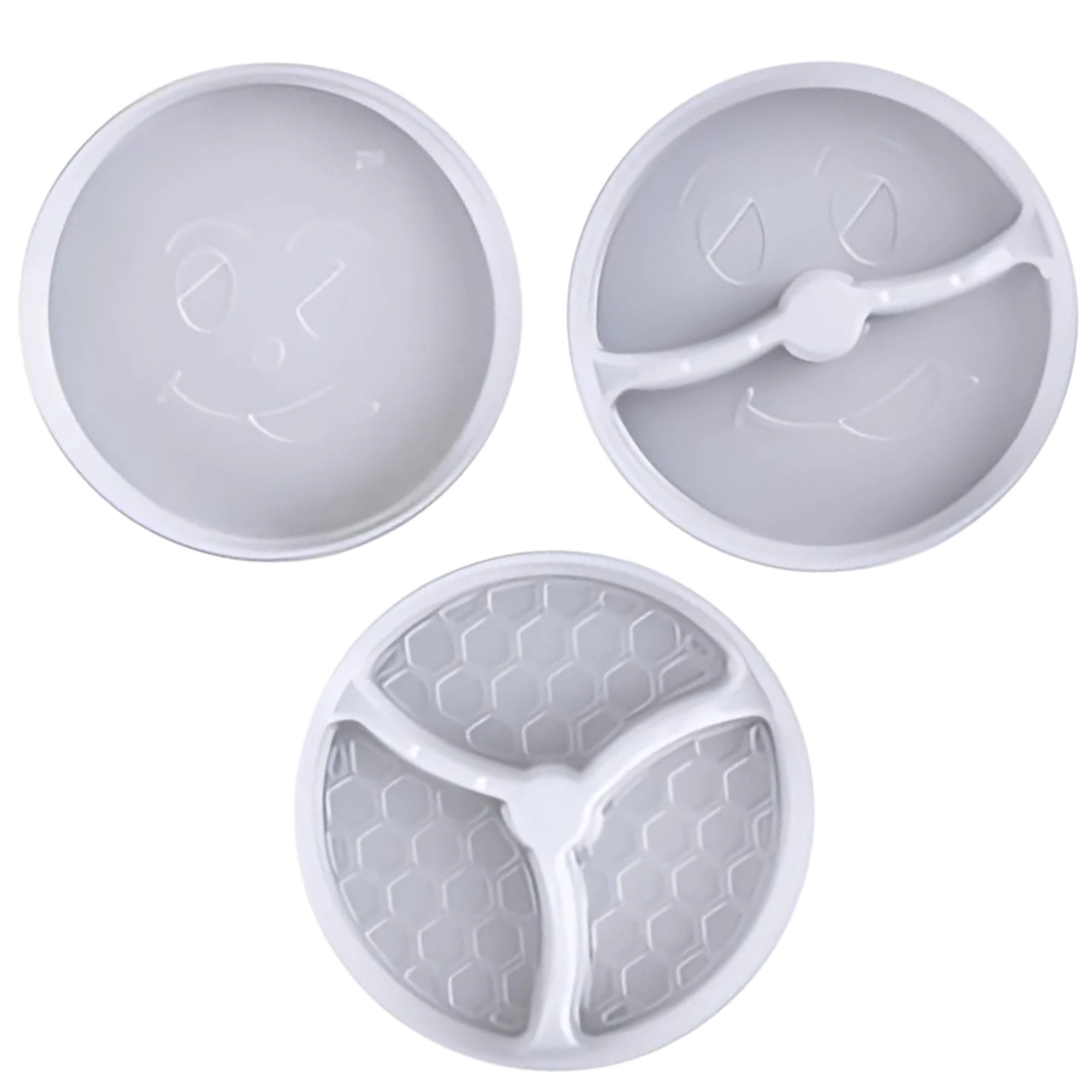Bowl Ensaladera Polipapel Con Separador de Alimentos | Tapa PET | 500 - 1000ml — vista 2