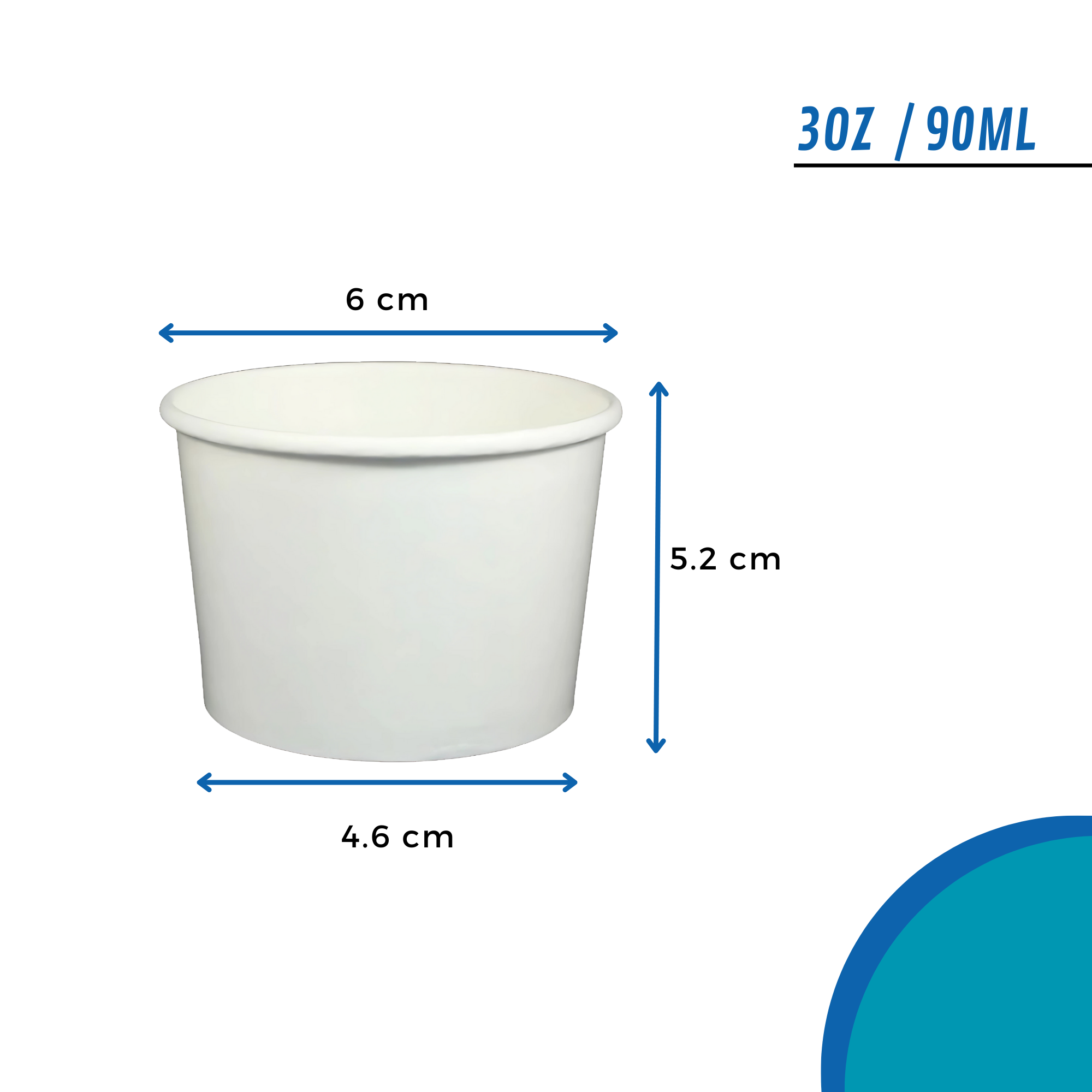 Salsero de Polipapel Dips | Pote Para Aderezos | Tapa PET — vista 4