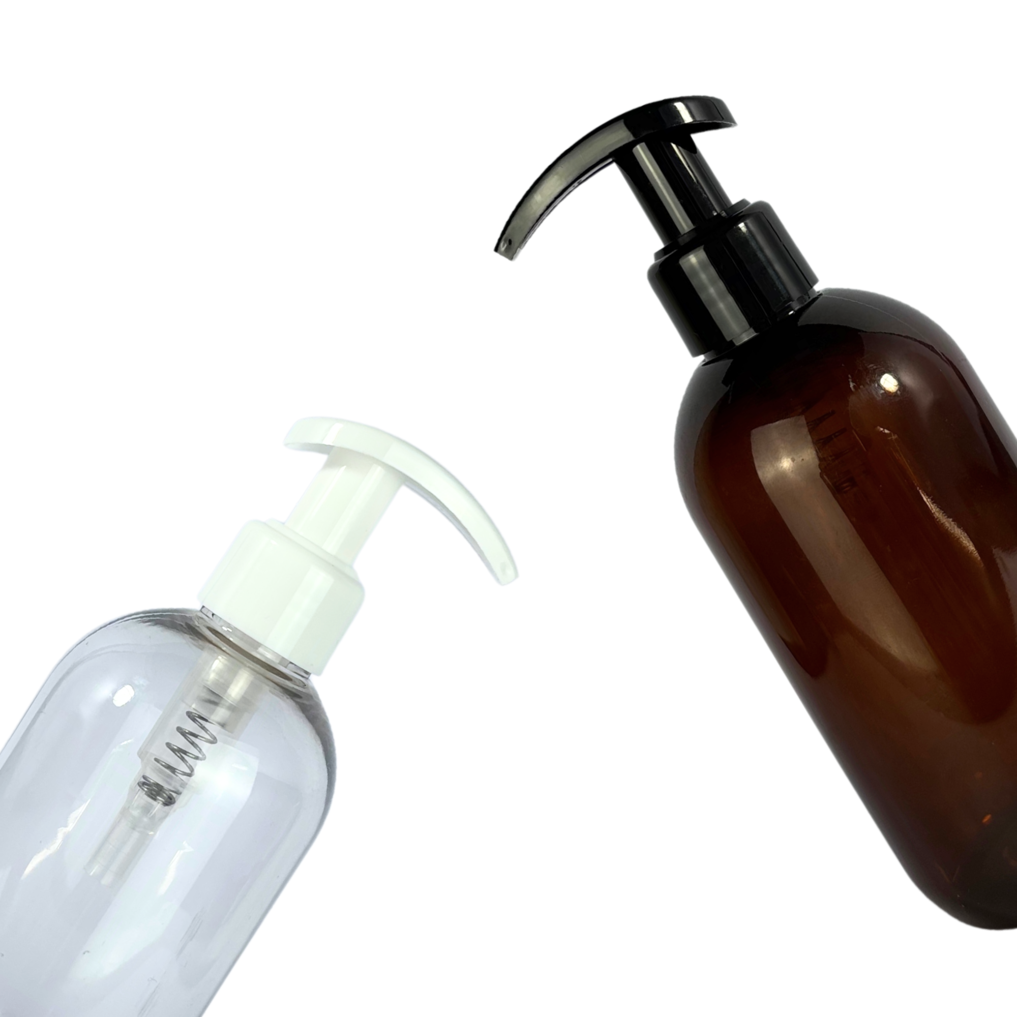 Frasco PET 250ml Omega | Ámbar, Incoloro | Con Cremera — vista 2