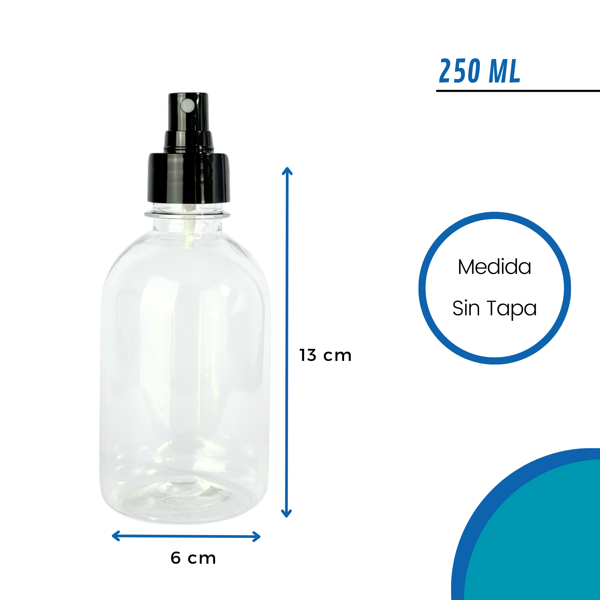 Botella PET Transparente | Con Spray | 4 Tamaños Disponibles — vista 4