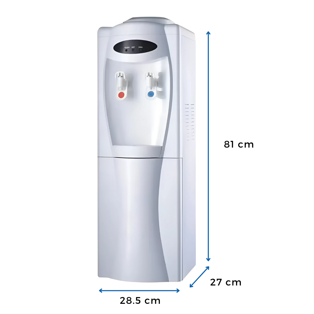 Dispensador De Agua Fría/Caliente Con Compresor + Bidón 20L — vista 3
