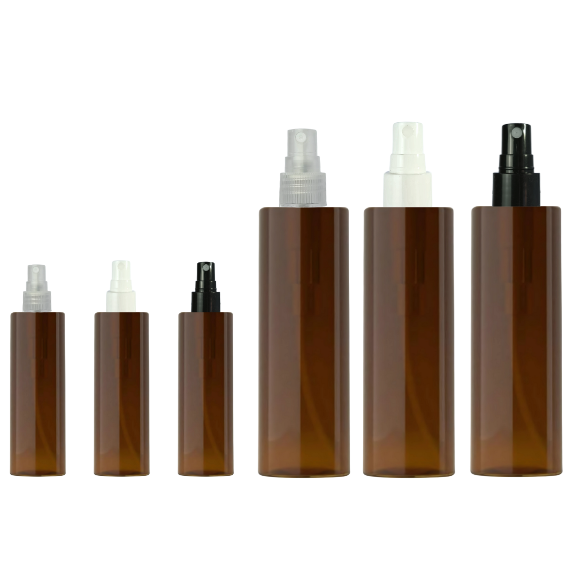 Frasco PET Heaven Con Spray | 30ml - 100ml | Transparente o Ámbar — vista 2