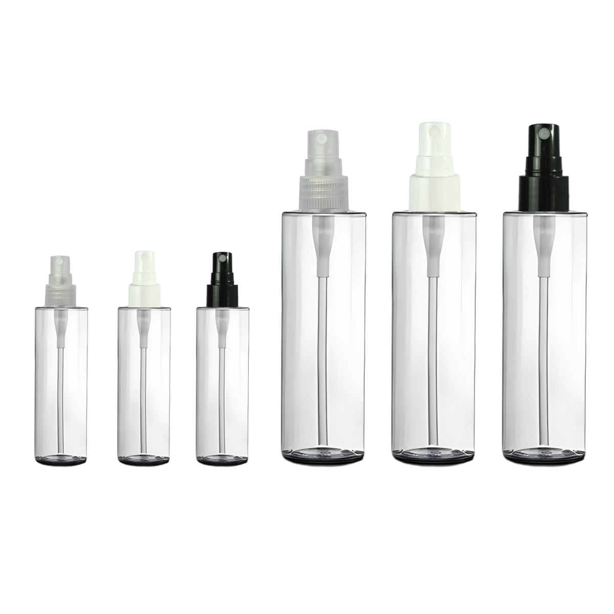 Frasco PET Heaven Con Spray | 30ml - 100ml | Transparente o Ámbar — vista 3