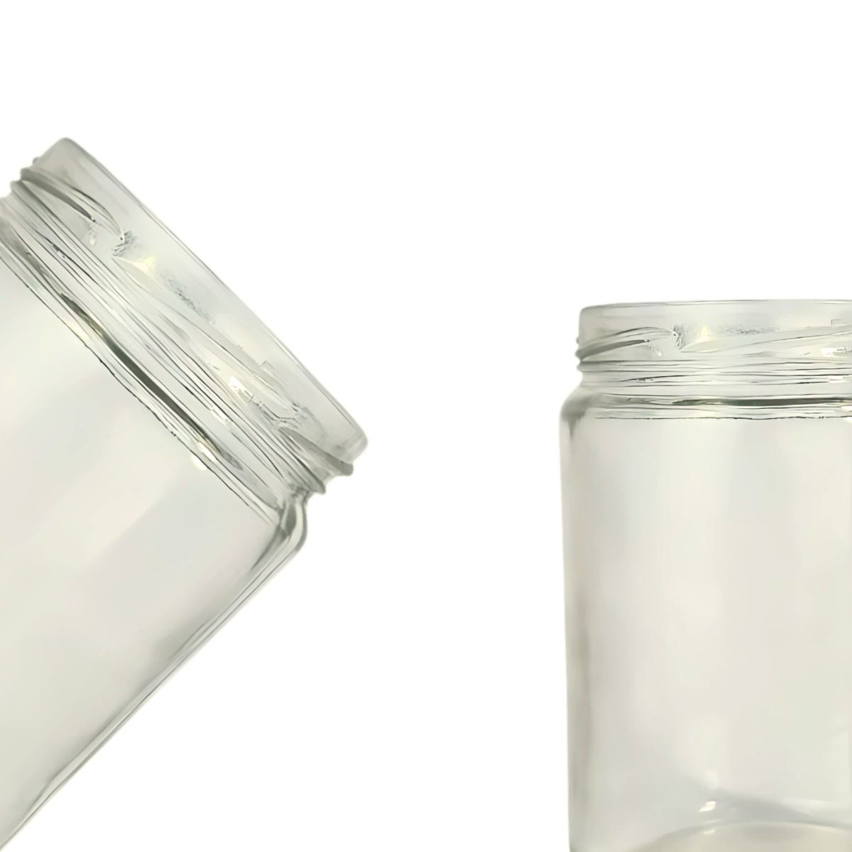 Bollón Vidrio 500ml | Tapa Blanca — vista 2