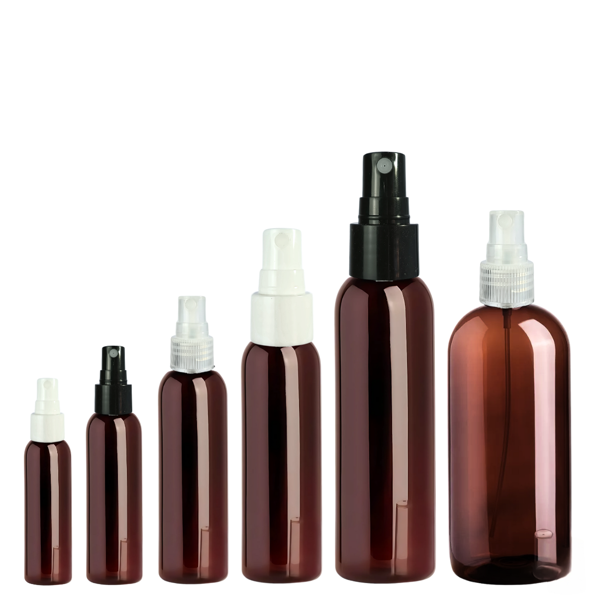 Frasco PET con Spray | Tres Colores | Varias Medidas — vista 3