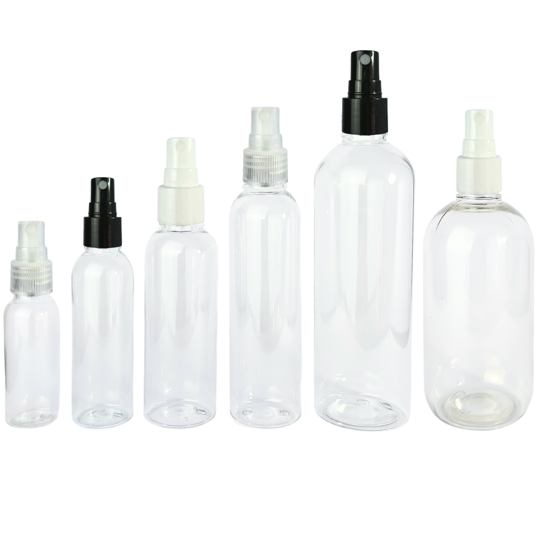 Frasco PET con Spray | Tres Colores | Varias Medidas — vista 2