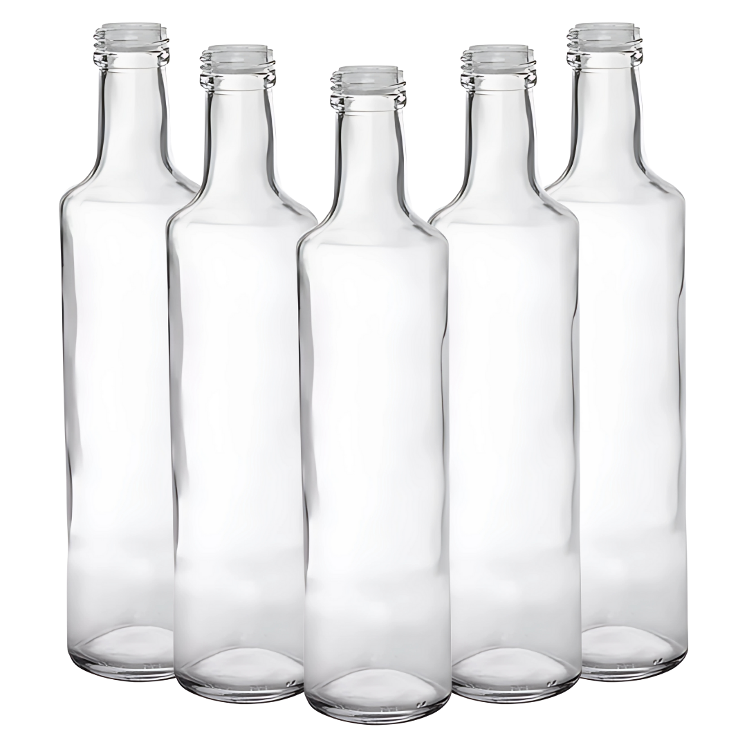 Botella Aceite Vidrio | Transparente - Ámbar | 250ml-500ml — vista 2