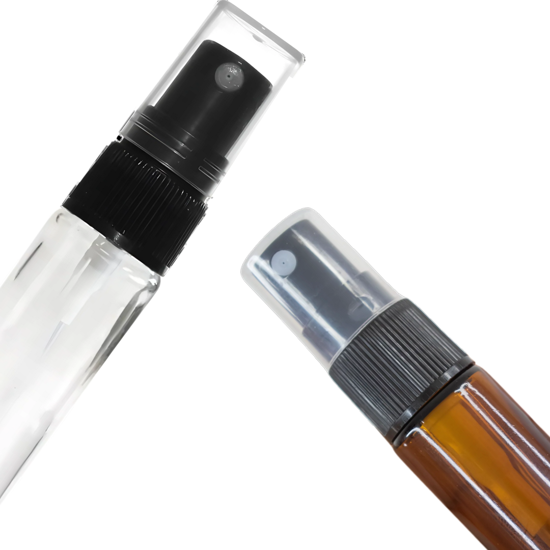 Envase Frasco Vidrio Con Spray Negro | 10ml — vista 4